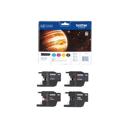 BROTHER VALUE PACK (LC-1240 BK/C/M/Y)