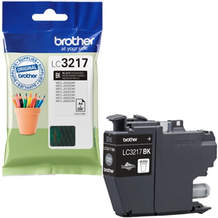 BROTHER LC3217BK Juodas INK CARTRIDGE, 550P