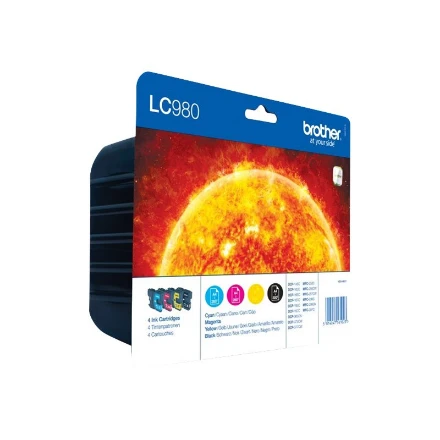 Rašalo kasetė Brother LC980 CMYK | DCP145C/ DCP165C/ MFC250C/MFC290C