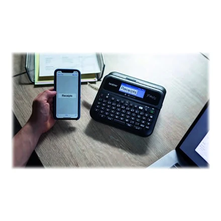 BROTHER PT-D610BTVP DESKTOP LABEL THERMO Spausdintuvas, BT, 30MM/SEC + CASE + SAMPLE TAPE, Spalvotas DISPLAY
