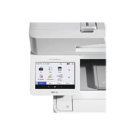 Spausdintuvas BROTHER MFC-L9630CDN SPALVOTAS LAZERINIS AIO SIUZINYNAS, ADF, DVIPUSIS spausdinimas, LAN-1GBE, NFC, 2GB, 40 P./MIN. (DVIPUSIS 28/28)