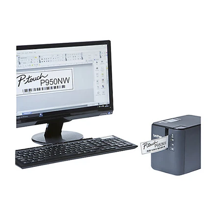BROTHER PT-950NW LABEL THERMO Spausdintuvas PORTABLE, USB, LAN, WIFI