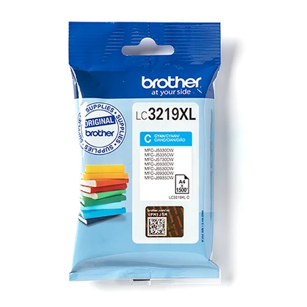 BROTHER LC-3219XLC žydro rašalo kasetė, 1500 vnt.