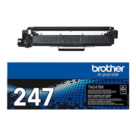 BROTHER TN-247BK Juodas Tonerio Kasetė, Išeiga 3000 Puslapių