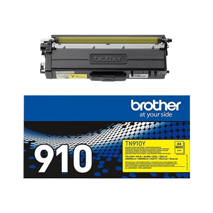 BROTHER TN-910Y Geltonas toneris, itin didelės išeigos, 9000 psl.