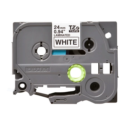 Brother | TZ-251 Laminated Tape | Juodas on Baltas | TZe | 8 m | 2.4 cm