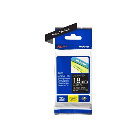 Brother BROLIS TZE345 18 Baltas ON Juodas