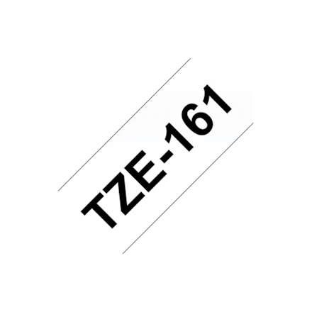 Brother TZe-161 laminuota juosta Juodas on Clear, TZe, 8 m, 3,6 cm