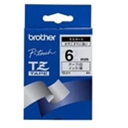Brother | TZe-211 Laminated Tape | Juodas on Baltas | TZe | 8 m | 6 cm