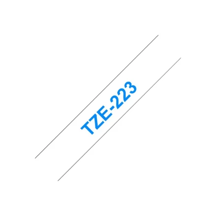 Brother | TZe-223 Laminated tape | Mėlyna on Baltas | TZe | 8 m | 0.9 cm