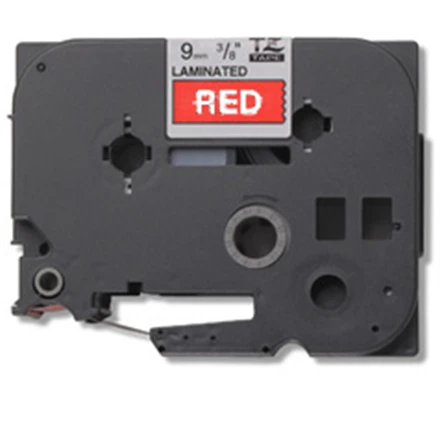 Brother | TZe-435 Laminated Tape | Baltas on Raudona | TZe | 8 m | 1.2 cm