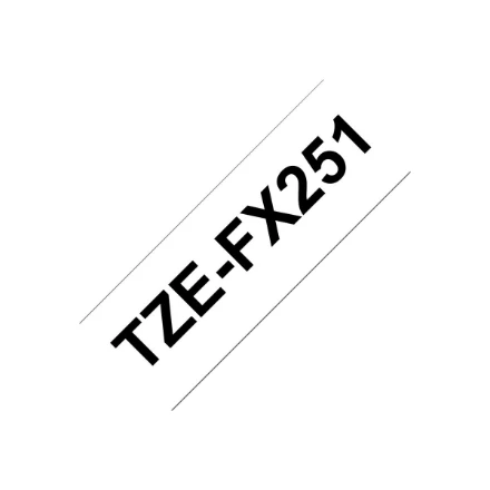 BROTHER TZEFX251 24 Juodas ON Baltas FLEX