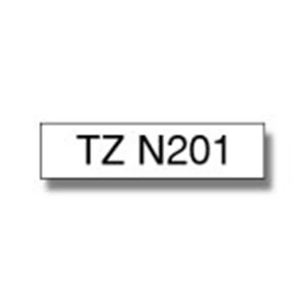 Brother TZe-N201 nelaminuota juosta Juodas ant Baltas, TZe, 8 m, 3,5 mm