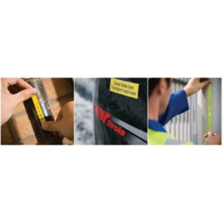 Brother TZe-S261 Strong Adhesive Laminated Tape Juodas on Baltas, TZe, 8 m, 3.6 cm