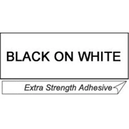 Brother TZe-S261 Strong Adhesive Laminated Tape Juodas on Baltas, TZe, 8 m, 3.6 cm