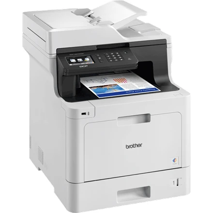 BROTHER DCP-L8410CDW spalvotas lazerinis daugiafunkcis spausdintuvas, automatinis dokumentų tiektuvas (ADT), dvipusis spausdinimas, 1 GB LAN, WIFI, 31 psl./min.