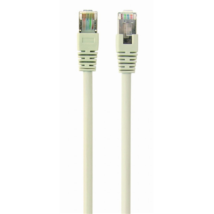 Tinklo kabelis Cablexpert FTP Cat6, ekranuota folija, auksuoti kontaktai, 5 m, baltas