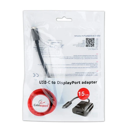 Gembird USB-C-Displayport adapteris A-CM-DPF-01