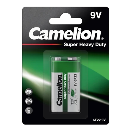 Camelion | 6F22-BP1G | 9V/6F22 | Super Heavy Duty | 1 vnt.