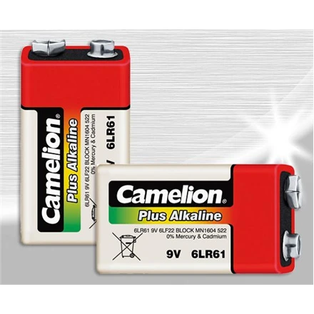 Camelion | 6LR61-SP1 | 9V/6LR61 | Plius šarminės 6LR61 baterijos | 1 vnt.