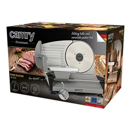 Camry | Food slicers | CR 4702 | Nerūdijantis plienas | 200 W | 190 mm