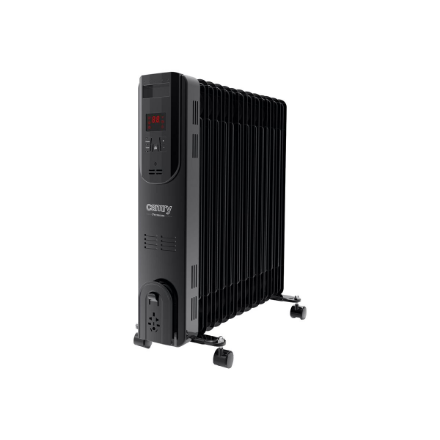Adler Camry | Alyvos pripildytas radiatorius su nuotolinio valdymo pulteliu | CR 7814 | Alyva užpildytas radiatorius | 2500 W | Galios lygių skaičius 3 | Juodas