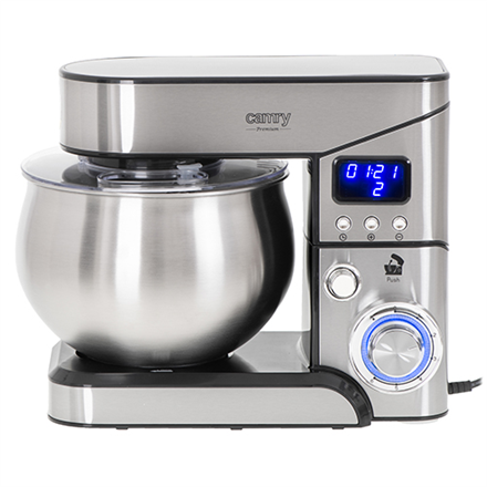 Plakiklis Camry | Planetary virtuvinis kombainas | CR 4223 | 2000 W | Greičių skaičius 6 | Bowl capacity 5 L | Sidabrinis