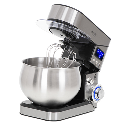 Plakiklis Camry | Planetary virtuvinis kombainas | CR 4223 | 2000 W | Greičių skaičius 6 | Bowl capacity 5 L | Sidabrinis