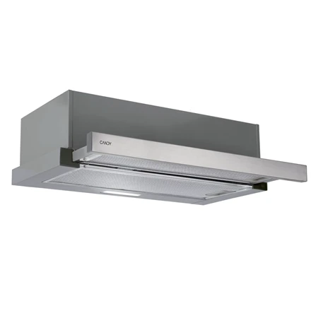 Gartraukis Candy Hood | CBT625/2X/1 | Telescopic | Energy efficiency class B | Plotis 60 cm | 332 m³/h | Mechanical | LED | Nerūdijantis plienas