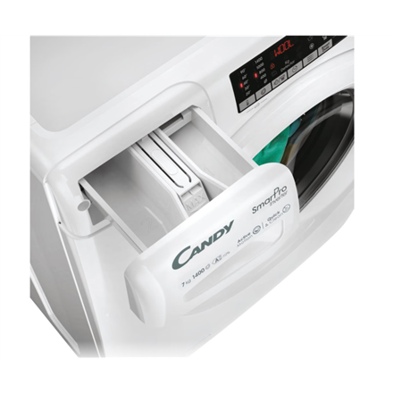 Skalbimo mašina Candy CO 474TWM6/1-S, 7kg, 1400 rpm, balta