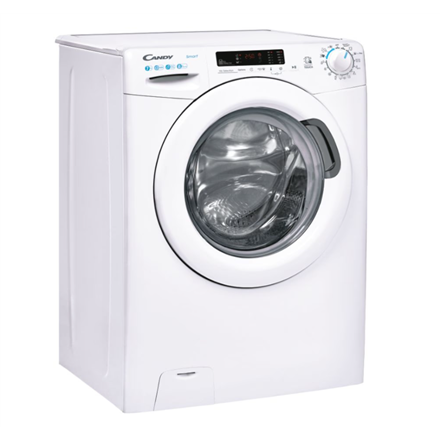 Candy | Skalbimo mašina | CS4 1072DE/1-S | Energy efficiency class D | Front loading | Skalbimo talpa 7kg | 1000 RPM | Gylis 45 cm | Plotis 60 cm | LCD | Baltas