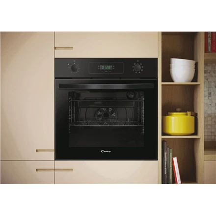 CANDY Orkaitė FIDCP N615 L, Plotis 60 cm, A+ energetinė klasė, Juodas spalva