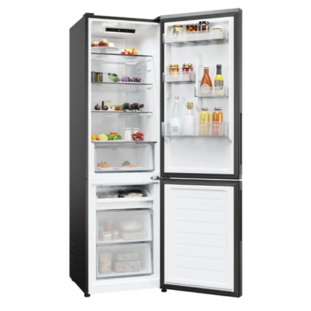 Candy Šaldytuvas | CNCQ2T518EB | Energy efficiency class E | Free standing | Combi | Height 182.5 cm | No Frost system | Šaldytuvas net capacity 197 L | Šaldiklis net capacity 82 L | 38 dB | Juodas