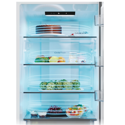 Candy Šaldytuvas | CNCQ2T620EW | Energy efficiency class E | Free standing | Combi | Height 205 cm | No Frost system | Šaldytuvas net capacity 289 L | Šaldiklis net capacity 120 L | Ekranas | 38 dB | Baltas