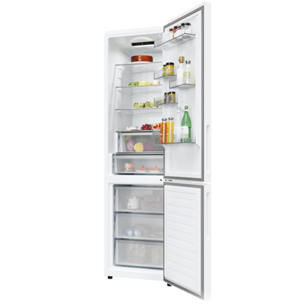 Candy Šaldytuvas | CNCQ2T620EW | Energy efficiency class E | Free standing | Combi | Height 205 cm | No Frost system | Šaldytuvas net capacity 289 L | Šaldiklis net capacity 120 L | Ekranas | 38 dB | Baltas