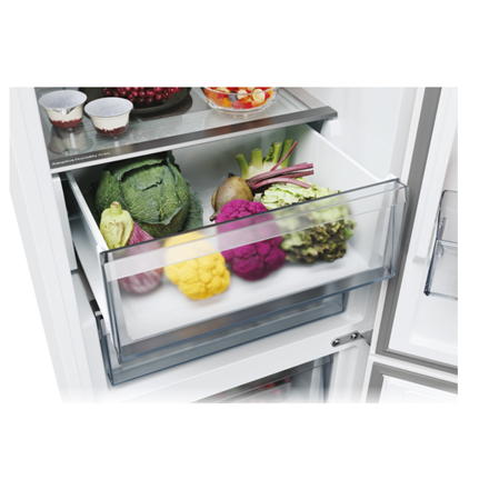 Candy Šaldytuvas | CNCQ2T620EW | Energy efficiency class E | Free standing | Combi | Height 205 cm | No Frost system | Šaldytuvas net capacity 289 L | Šaldiklis net capacity 120 L | Ekranas | 38 dB | Baltas