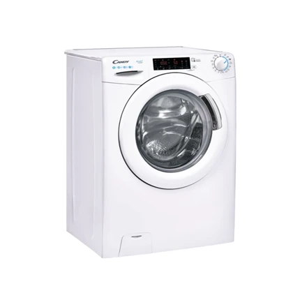 Candy Skalbimo mašina | CS 128TXME/1-S | Energy efficiency class A | Front loading | Skalbimo talpa 8kg | 1200 RPM | Gylis 53 cm | Plotis 60 cm | LCD | Baltas