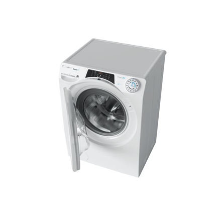 Candy | Skalbimo mašina su džiovintuvu | ROW 4854DWME/1-S | Energinio efektyvumo klasė A | Priekinio pakrovimo | Skalbimo talpa 8kg | 1400 aps./min. | Gylis 53 cm | Plotis 60 cm | Ekranas | TFT | Džiovinimo sistema | Džiovinimo talpa 5kg | Wi-Fi | Balta