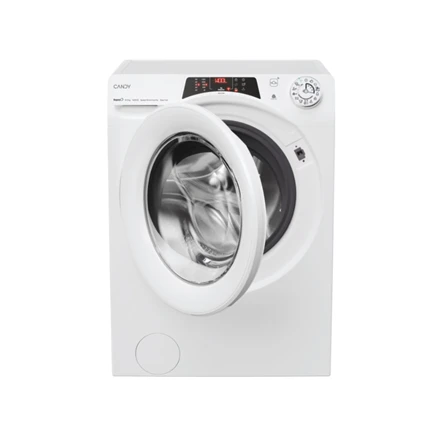 Candy Skalbimo mašina with Dryer | ROW 4854DWMT/1-S | Energy efficiency class A/D | Front loading | Skalbimo talpa 8kg | 1400 RPM | Gylis 53 cm | Plotis 60 cm | Ekranas | TFT | Drying system | Drying capacity 5kg | Steam function | Wi-Fi | Baltas