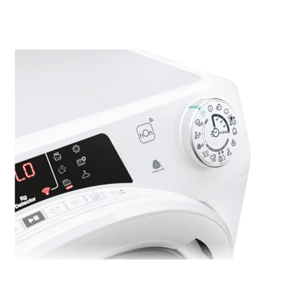 Candy Skalbimo mašina with Dryer | ROW 4854DWMT/1-S | Energy efficiency class A/D | Front loading | Skalbimo talpa 8kg | 1400 RPM | Gylis 53 cm | Plotis 60 cm | Ekranas | TFT | Drying system | Drying capacity 5kg | Steam function | Wi-Fi | Baltas