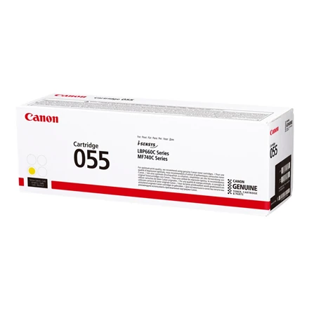 Canon 055 | Toneris cartridge | Geltona