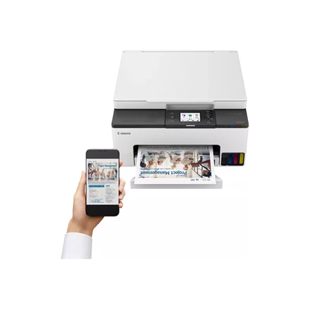 CANON MAXIFY GX1050 daugiafunkcis spalvotas rašalinis spausdintuvas, pakartotinai užpildomas, A4, 210 x 297 mm, A4, 15 atv./min., 250 lapų, USB 2.0, LAN, „Wi-Fi“.