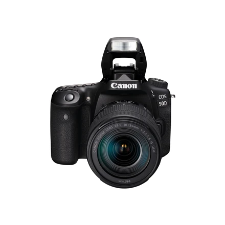 Canon EOS 90D + EF-S 18-135mm f/3.5-5.6 IS USM SLR fotoaparato komplektas 32,5 MP CMOS 6960 x 4640 pikseliai Juoda