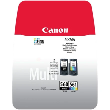 Canon 3713C006 rašalo kasetė Originalus Juoda, Žydras, Rausvai raudona, Geltona 2 vnt