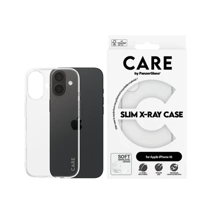 Panzer Glass CARE by PanzerGlass X-Ray Soft Basic Apple iPhone 16 6.1" dėklas telefonui skaidrus 1441