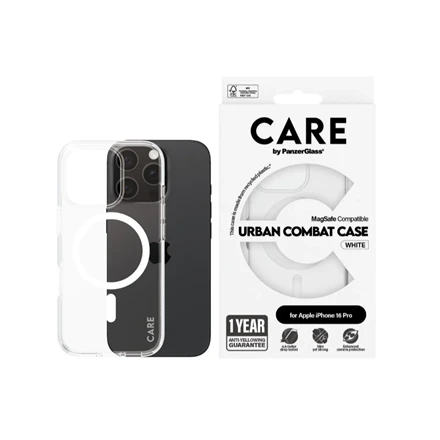 Panzer Glass CARE by PanzerGlass Flagship Apple iPhone 16 Pro 6.3"" dėklas telefonui juodos spalvos MagSafe 1346