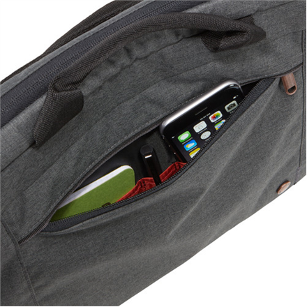 Case Logic | Era Attaché | Tinka iki 14" | Portfelis | Dirželis per petį | Obsidian