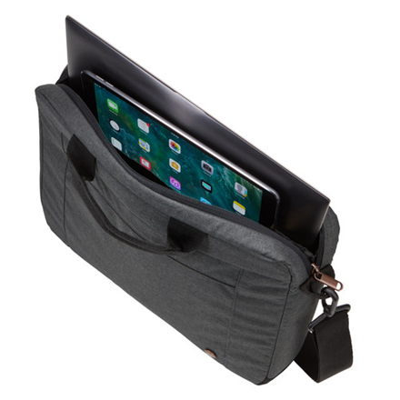Case Logic | Era Attaché | Tinka iki 14" | Portfelis | Dirželis per petį | Obsidian