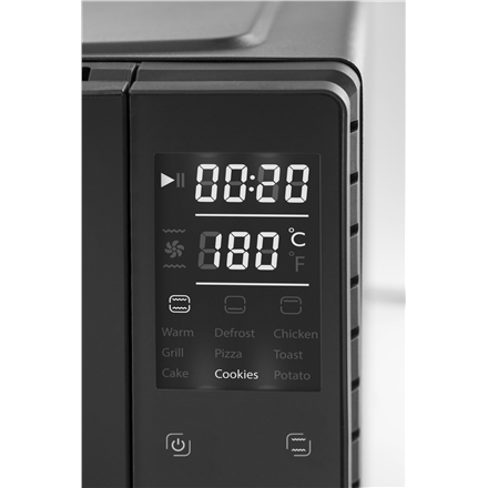 Caso elektrinė orkaitė TO26 26 L, Juoda