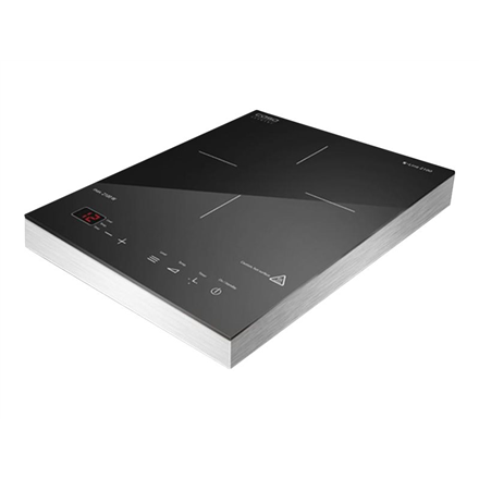 Caso | Free standing table hob | 02225 | Number of burners/cooking zones 1 | Sensor-Touch | Induction | Aliuminio